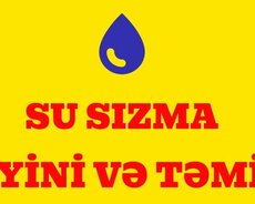 Su sızma təyin və təmir