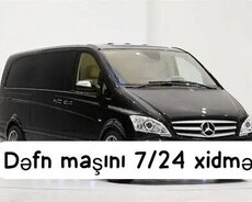 cənazə maşını 7/24 dəfn maşını 7/24