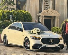 Mercedes S63 Amg toy maşıni kirayəsi