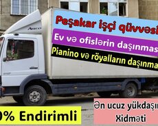 Yükdaşıma xidməti mebel daşıma