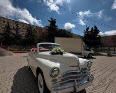 Retro Pobeda Cabrio toy maşıni kirayəsi