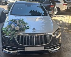 Ag qara Maybach sclass gelin maşıni kirayəsi