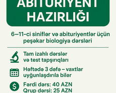 Biologiya abituriyent hazırlığı