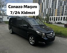 Dəfn maşını 7/24 xidmət meyit maşını