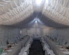 Kirayə çadır xidməti münasib qiymət Vip çadır