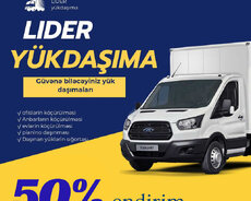 Yükdaşıma xidməti endirimli qiymetler