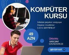 Kompüter dərsləri – sıfırdan peşəkar səviyyəyə