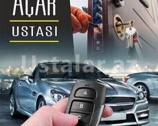 Her nov maşın açarlarinin təmiri bərpas