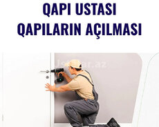 Çilingər seyf bağlı qapıların açılmasi