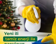 Təmizlik işləri görürəm