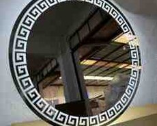 Led işıqlı dekorativ divar güzgüləri