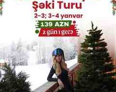 Qəbələ, İsmayıllı, Şəki - turu