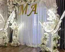 Toy, nişan, xına, tədbir dekorları