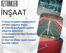 Profesyonel stadyumlar üstü aciq və baqli futbol voleybol ba