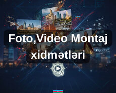 video edit, dizayn, sosal meda xidmətləri, hər növ