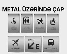 Metal üzərində çap xidməti