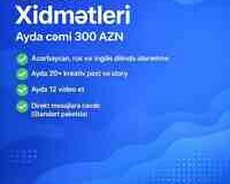 Smm və mobiloqrafiya xidməti