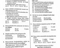 Onlayn hazırlıq riyaziyyat Azərbaycan dili ədəbiyyat