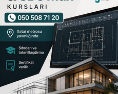 Autocad və 3dmax kursları