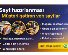 Sayt hazırlanması | Müştəri gətirən veb saytlar