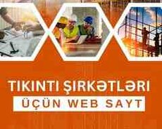 Tikinti şirkətləri üçün sayt hazırlanması
