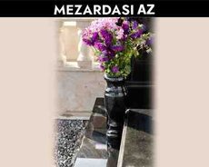 Rəngli şəkilli məzar və qəbir daşları