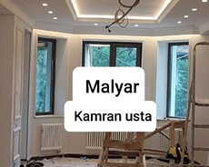 Malyar Ağdag Şpaklyovka Oboy Emulsiya