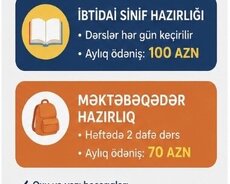 Müəllimə Tərəfindən Hazırlıq Dərsləri
