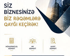 Mühasibatliq, hr və Audit xidməti
