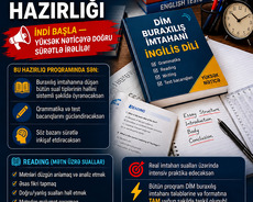 9-cu və 11-ci siniflərə Buraxılış İmtahan üzrə İngilis dili