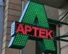 Aptek üçün Led A hərflərinin hazırlanması