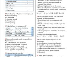 Az Dili Ədəbiyyat Tarix Coğrafiya Biologiya Bütün Fənlər