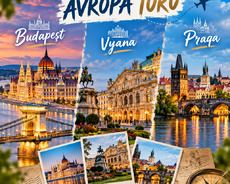 Budapeşt Vyana Praqa Avropa Turu
