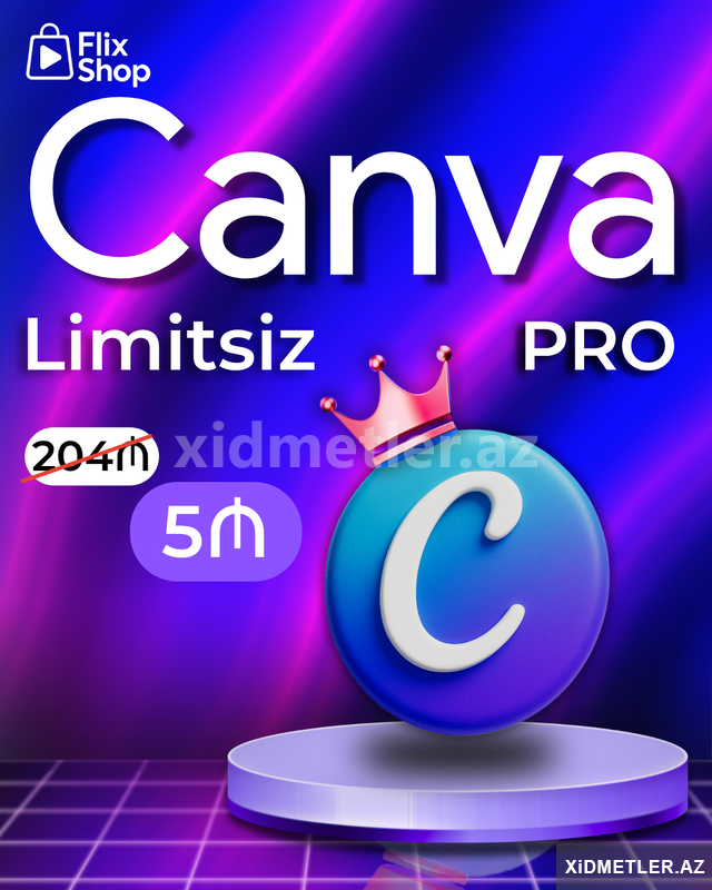 Canva Pro - Ömürlük Abunəlik Canva Pro - Ömürlük Abunəlik