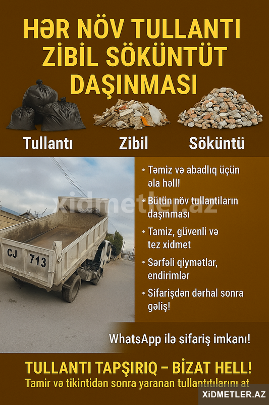 Tullanti zibil söküntü atilmasi Tullanti zibil söküntü atilmasi