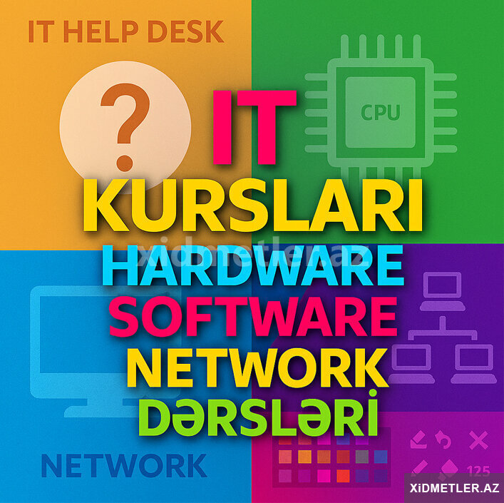 Help Desk It kursları 2 aya Kompüter ustası ol Help Desk It kursları 2 aya Kompüter ustası ol